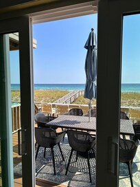 Nice deck and view.