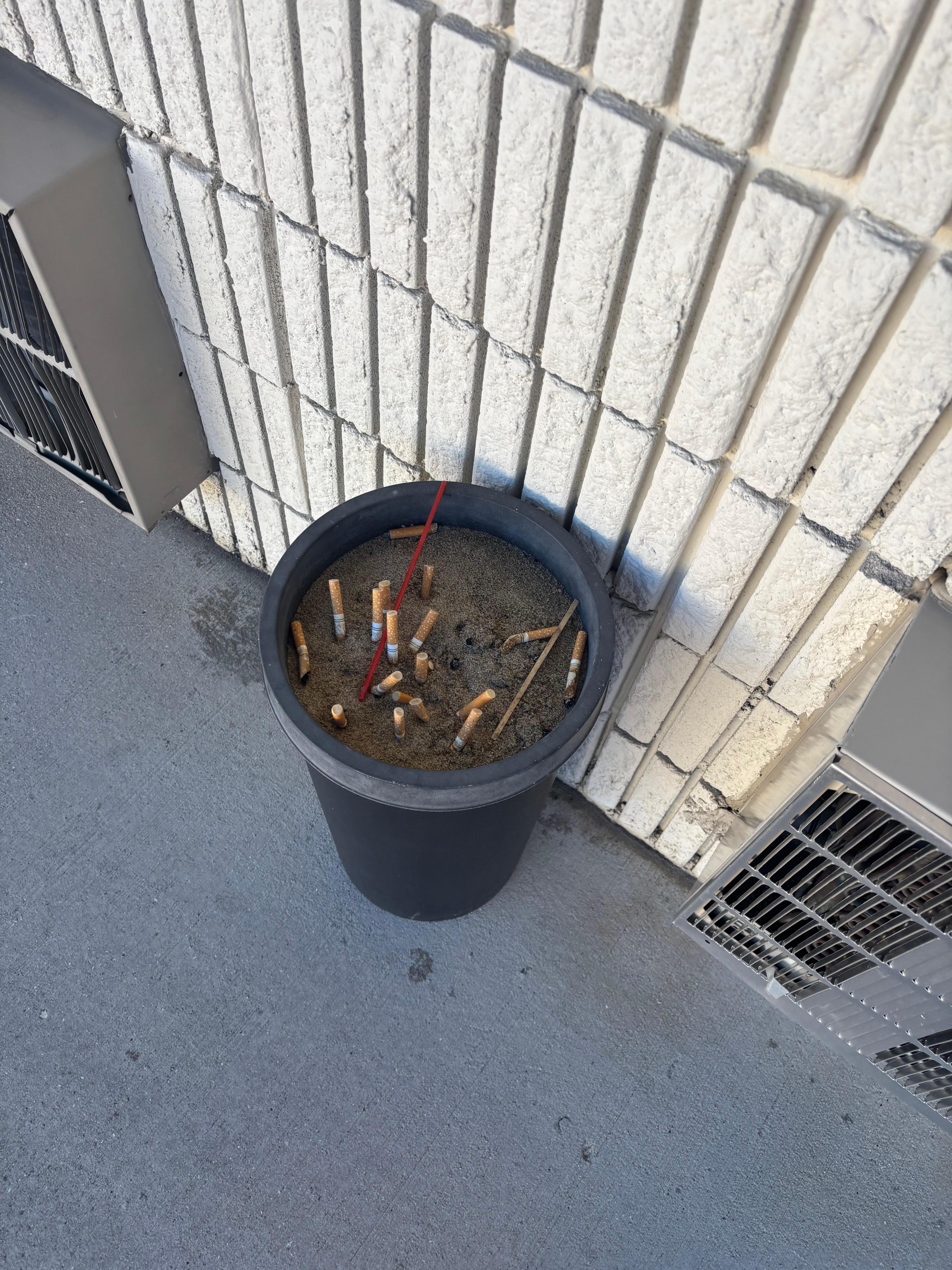 Never raked and smelled wonderful.