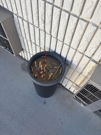 Never raked and smelled wonderful.