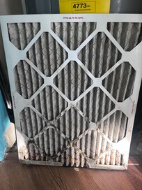 This is the hvac filter that I had to change