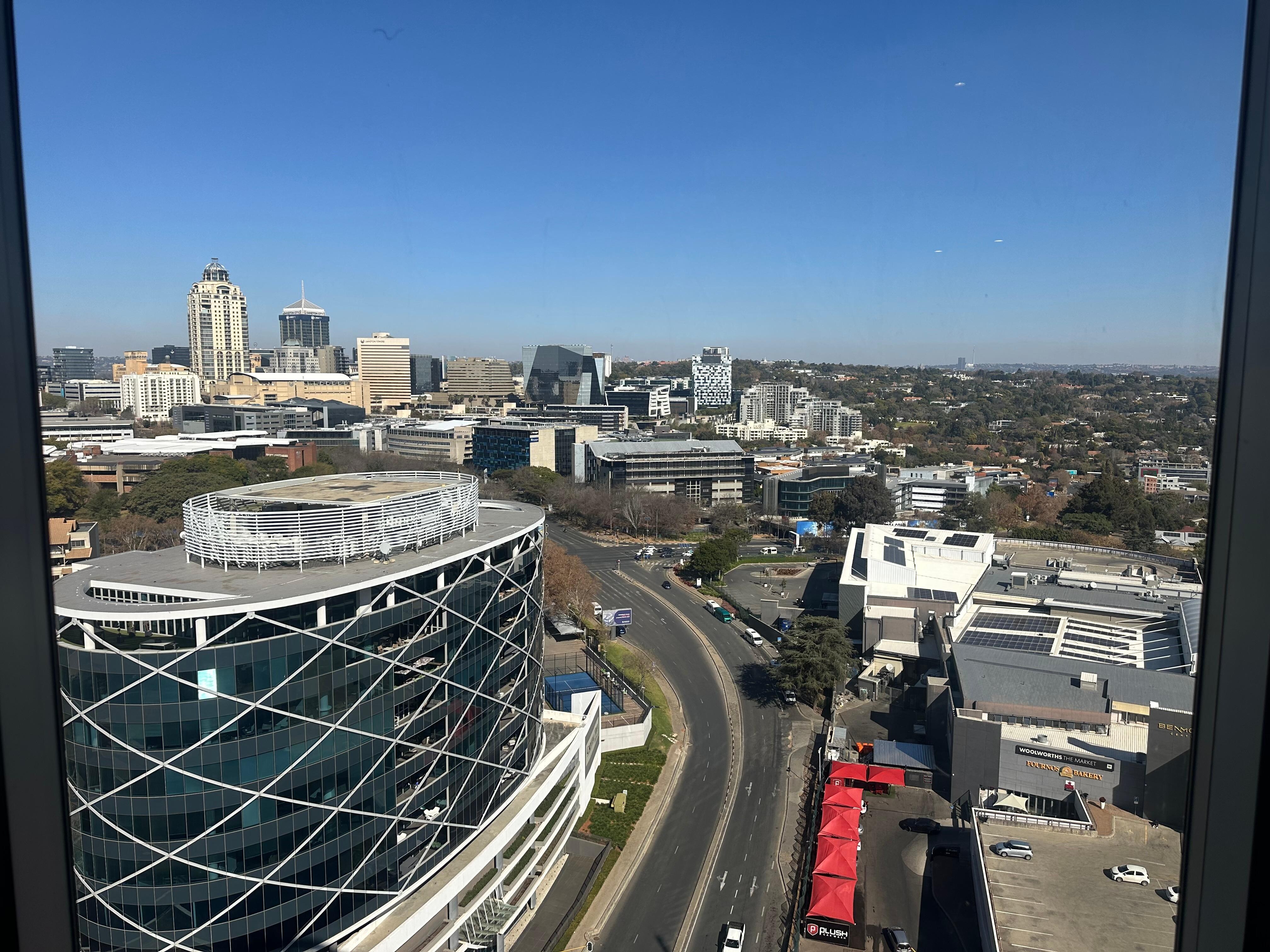 View from our 19th floor room
