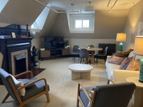 The common room on the top floor