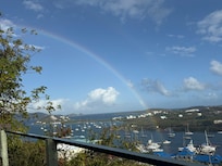 Rainbow from the pool deck