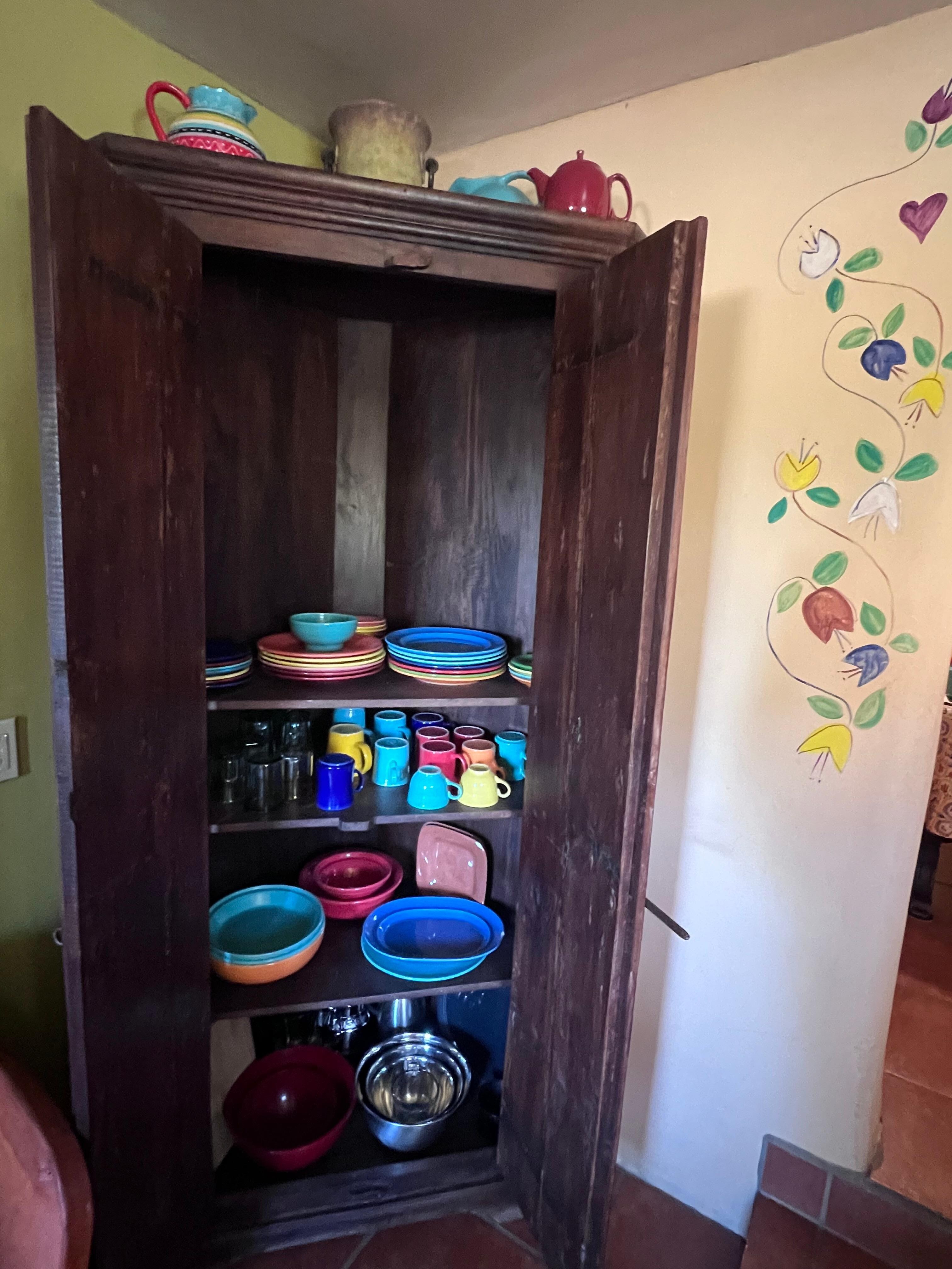 Loved the Fiesta Ware.  Fun vibe!
