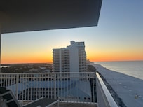 Sunrise from balcony