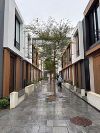 view of the mews you enter through