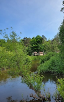 Cabins by the river