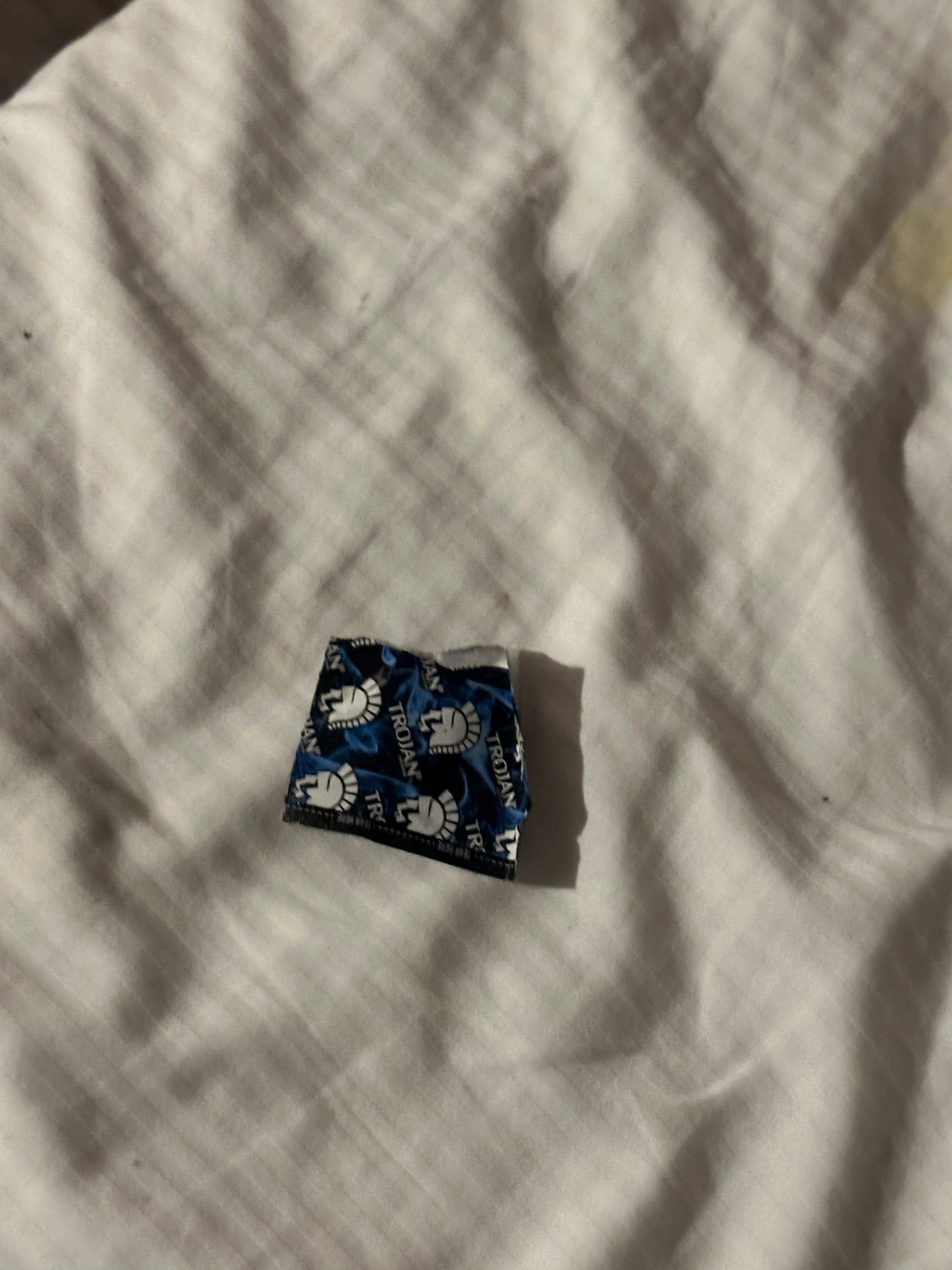 Condom was found in our bed 