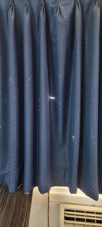 Holes in the curtains