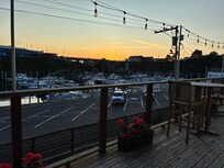 Sunset from the deck