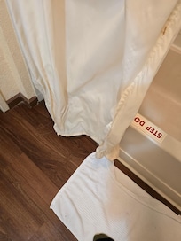 Nasty shower curtain