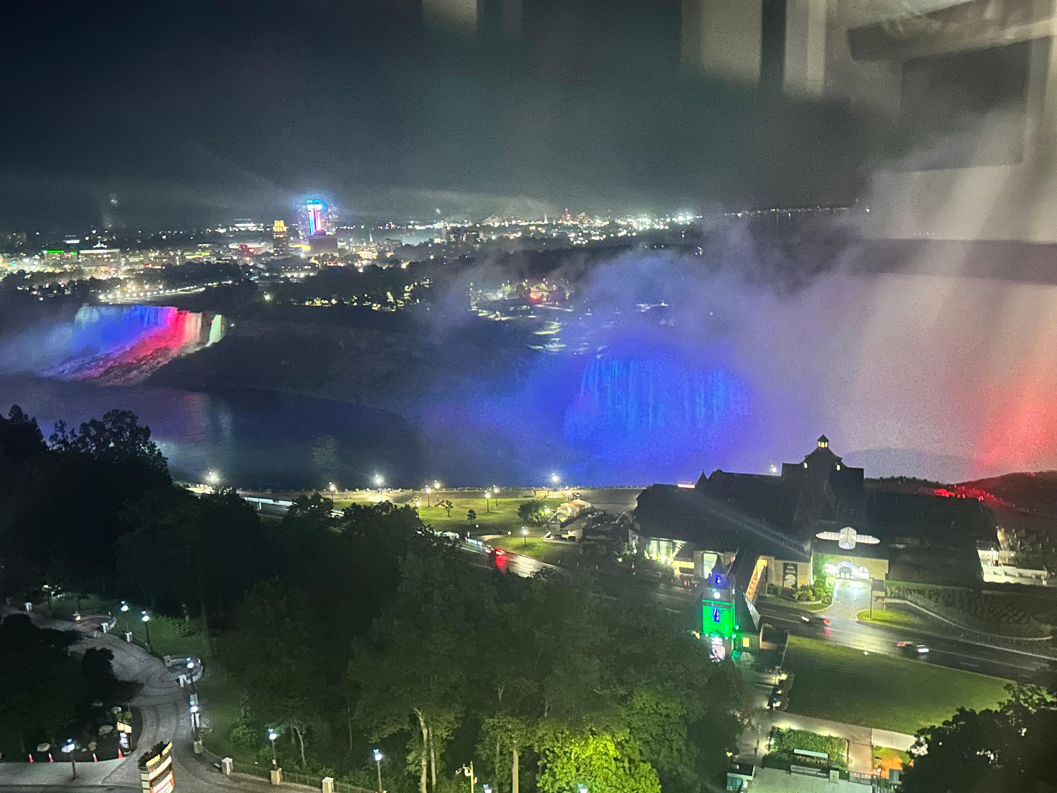 View from our fallsview room - 21st floor