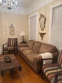 Loved the coffee table and the couch was very comfortable