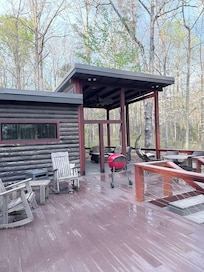 Porch in the spring.