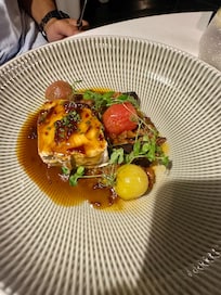 Spectacular swordfish entree