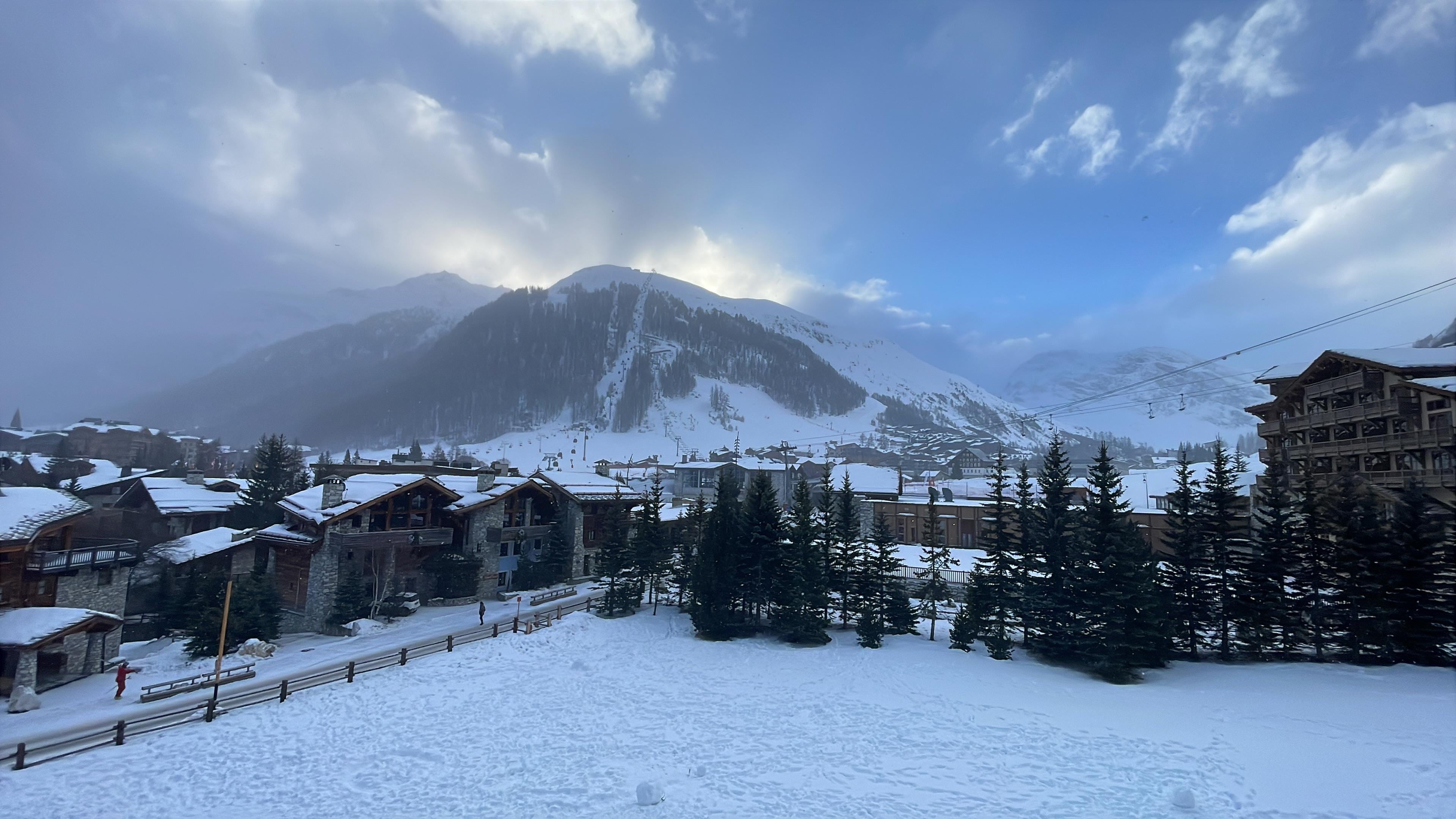 Morning view from master bedroom 