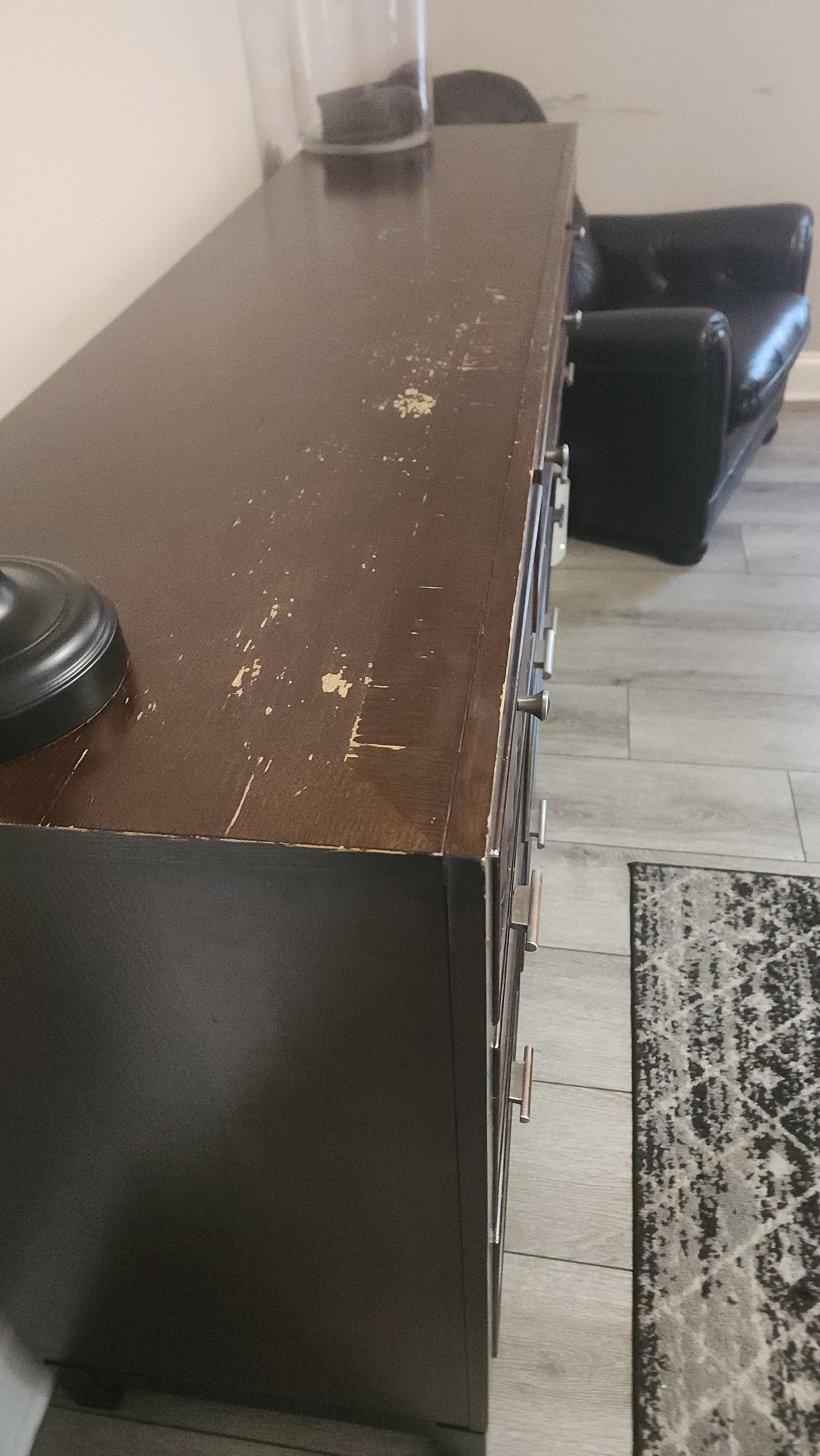 Dresser in one of the bedrooms