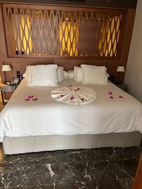 Celebrating our Anniversary and they surprised us with this.