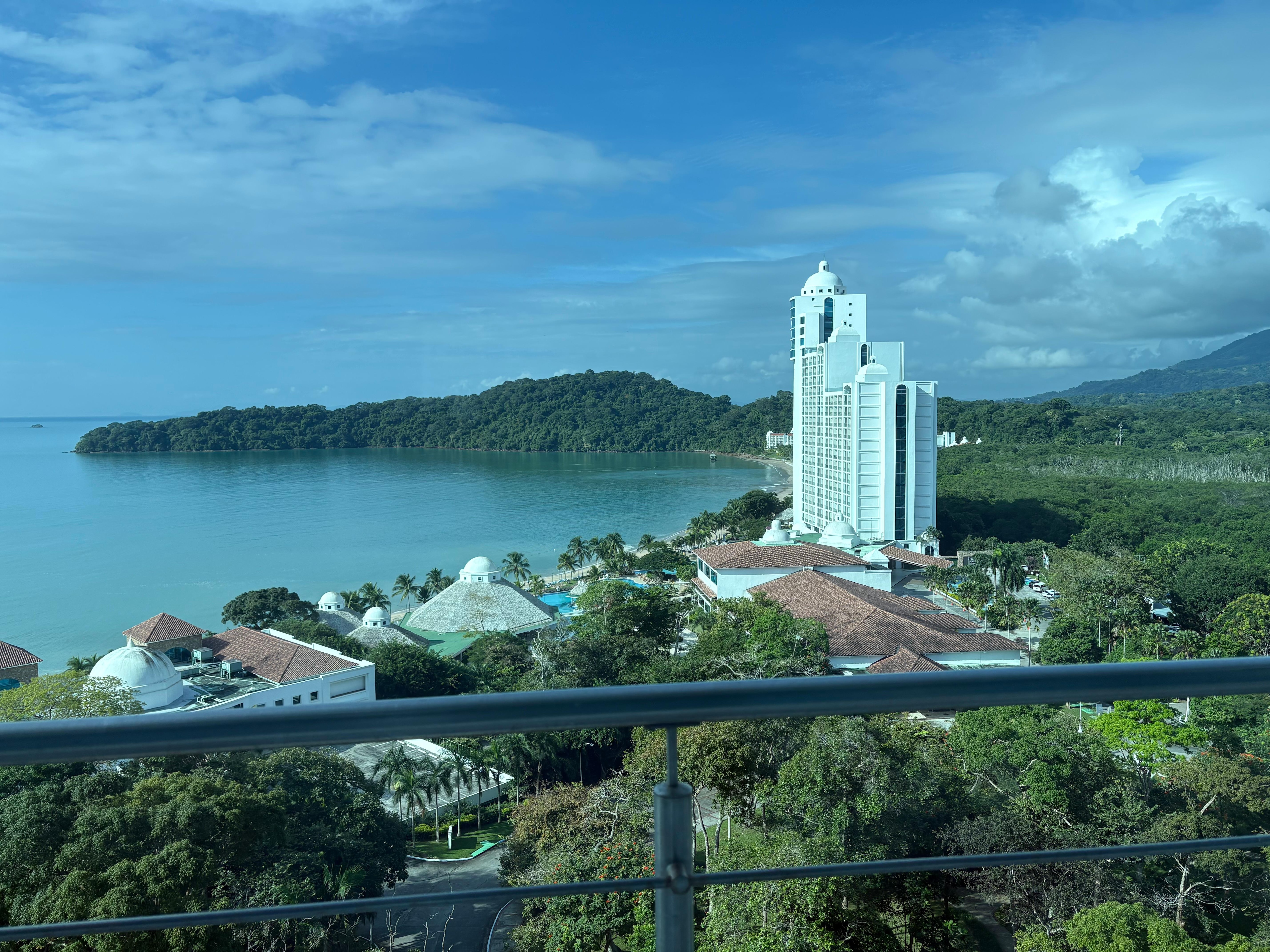 View from the balcony 