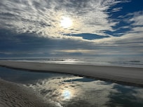 Sunrise at beach house