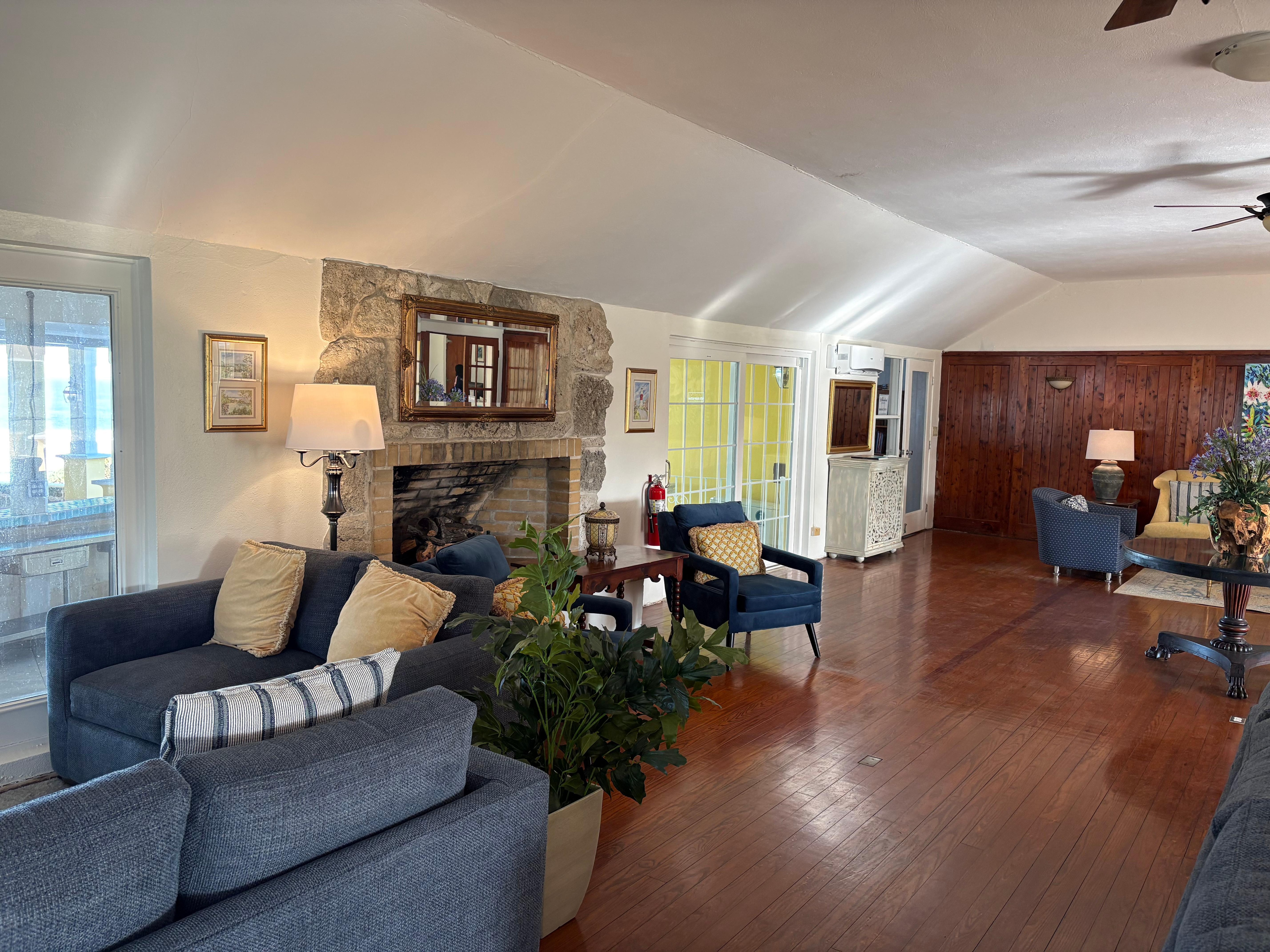 Traditional dining area. 