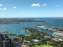 Vue sur la baie de Sydney à partir de la Tower