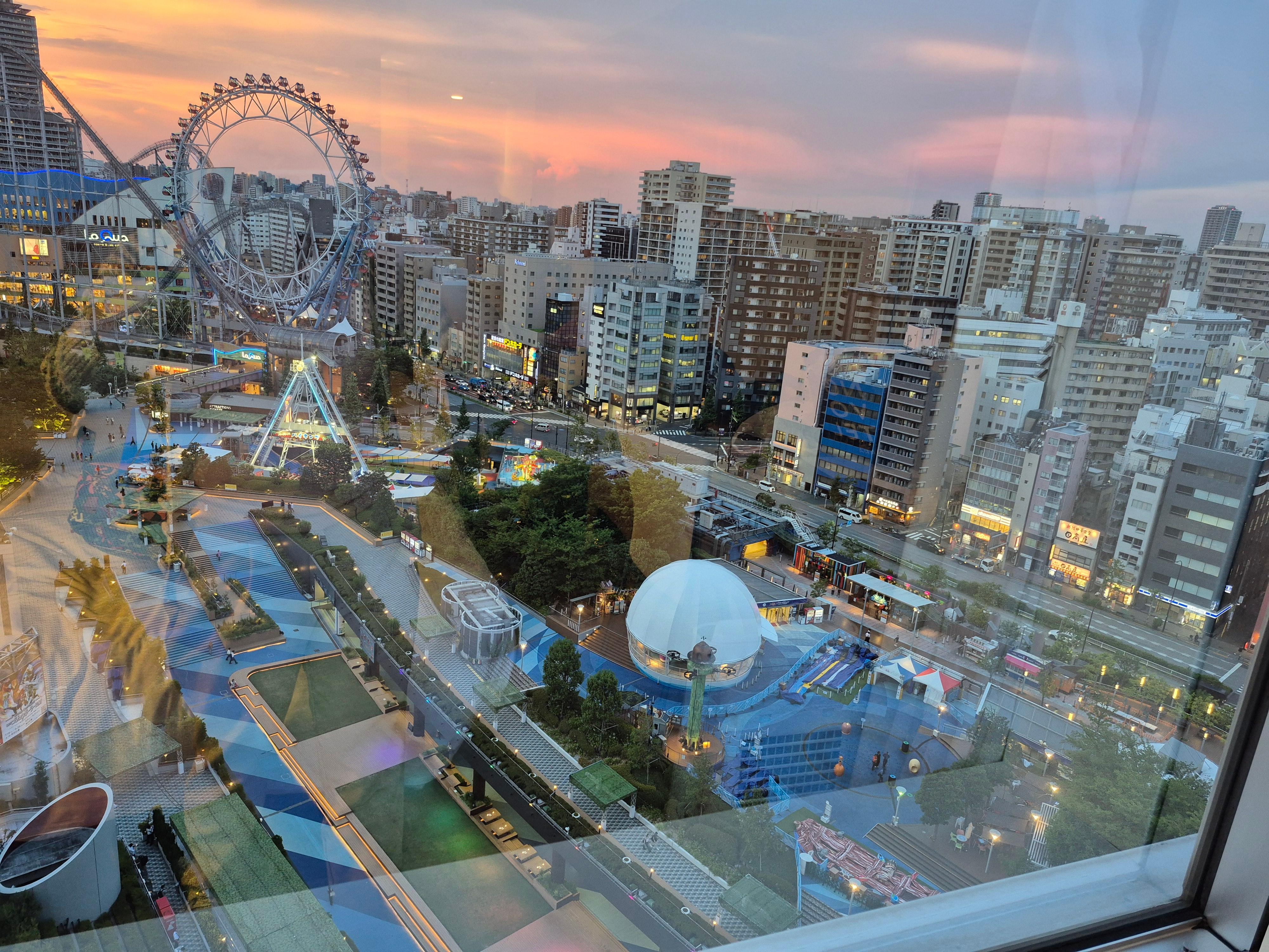 View from hotel
