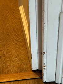 Every room wall and doorway needed paint.