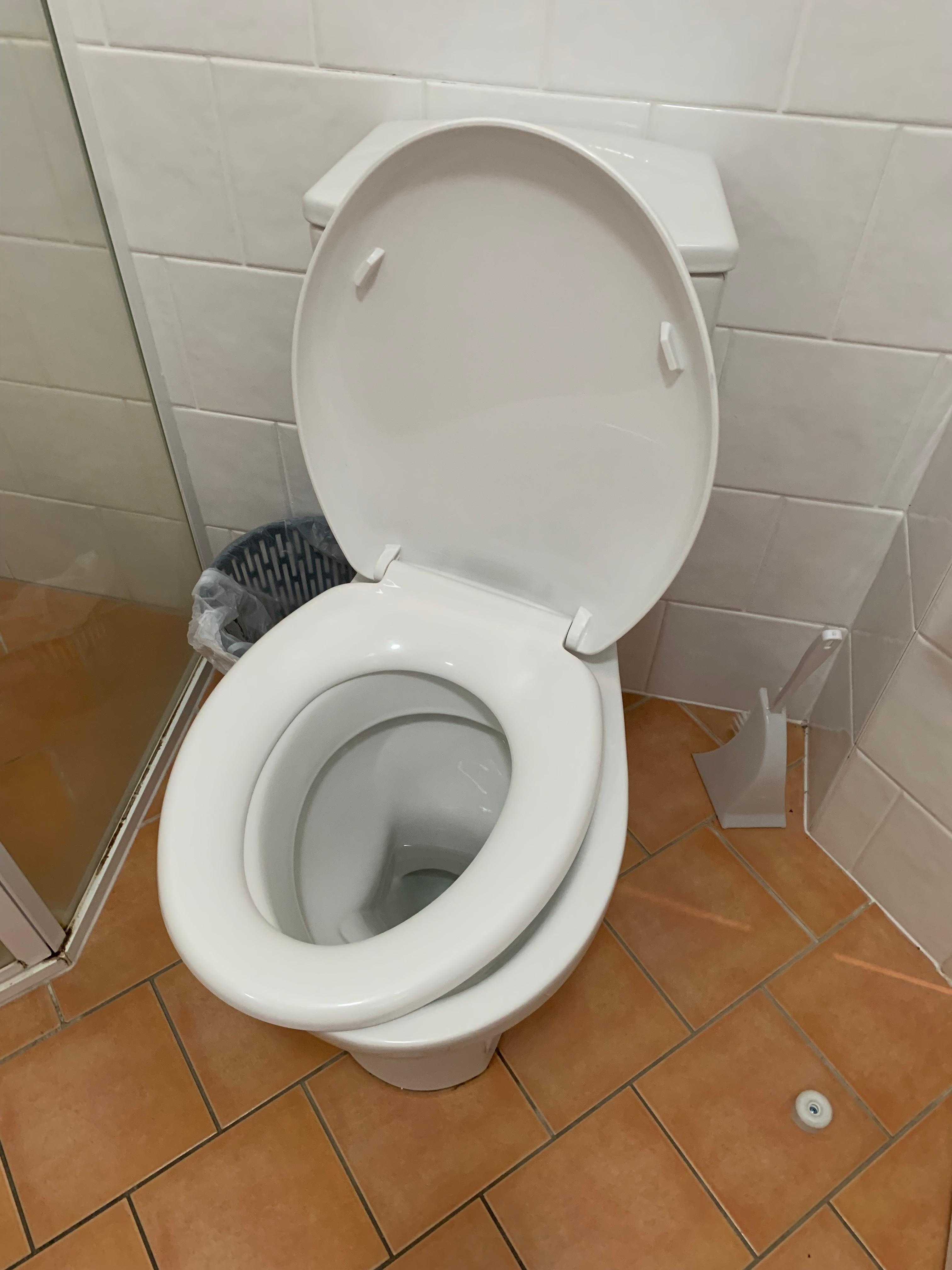 Toilet seat loose and slides on the toilet 