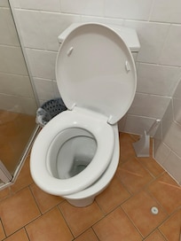Toilet seat loose and slides on the toilet
