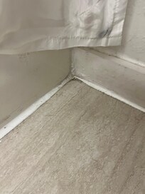 This overall room was not cleaned