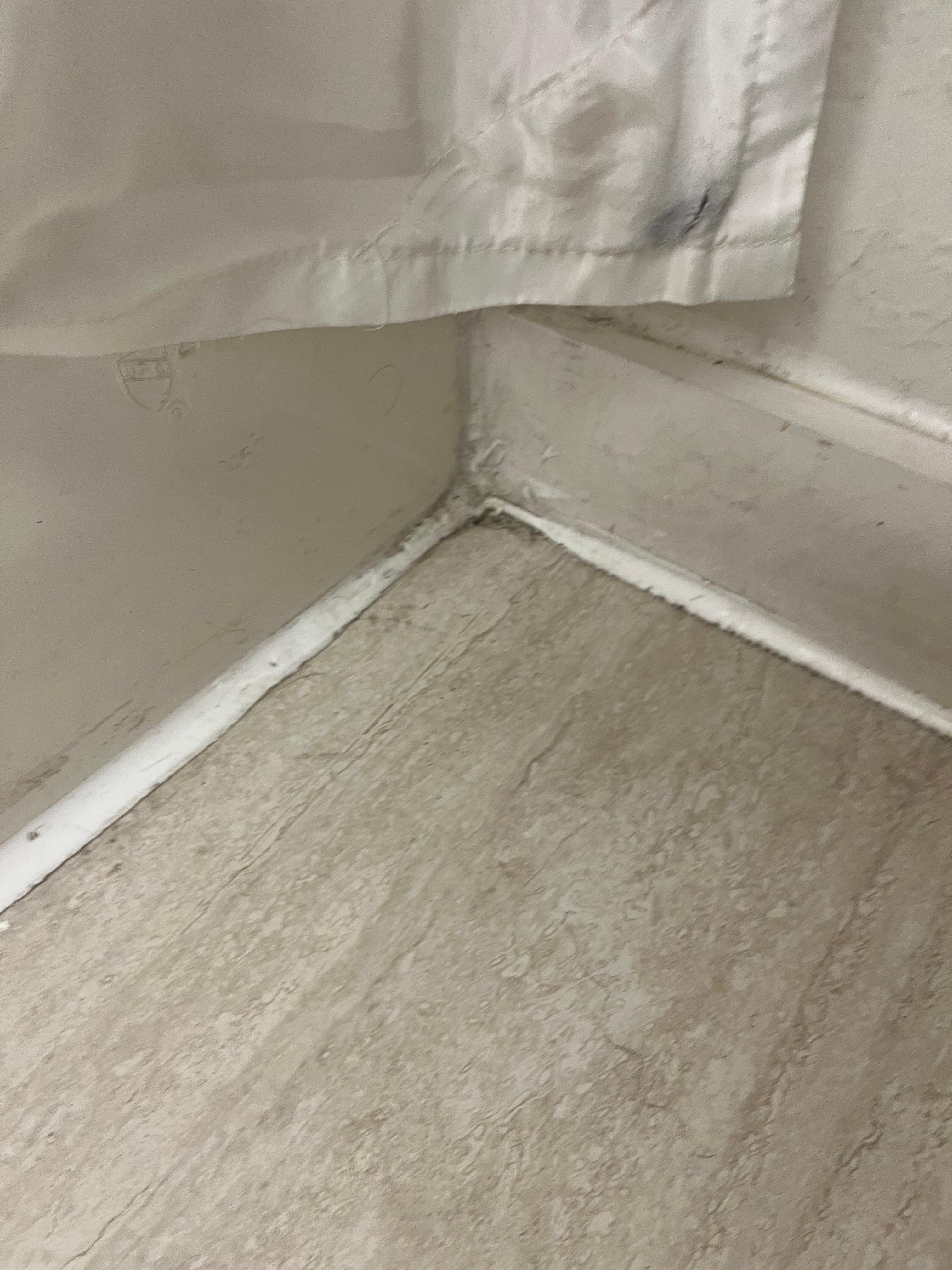 This overall room was not cleaned