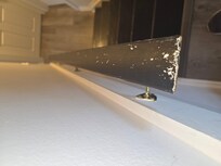 Damaged railing & quite dusty