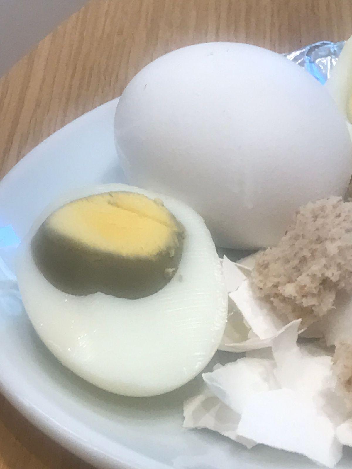 This the boiled eggs on the breakfast 