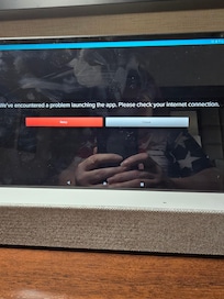 The in room tablet for amenities showed this for the entire stay no matter what was tried! The front desk said not their problem call Expedia!