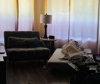 Pull-out futon with a 5’8” teen. Was very firm to sleep on.