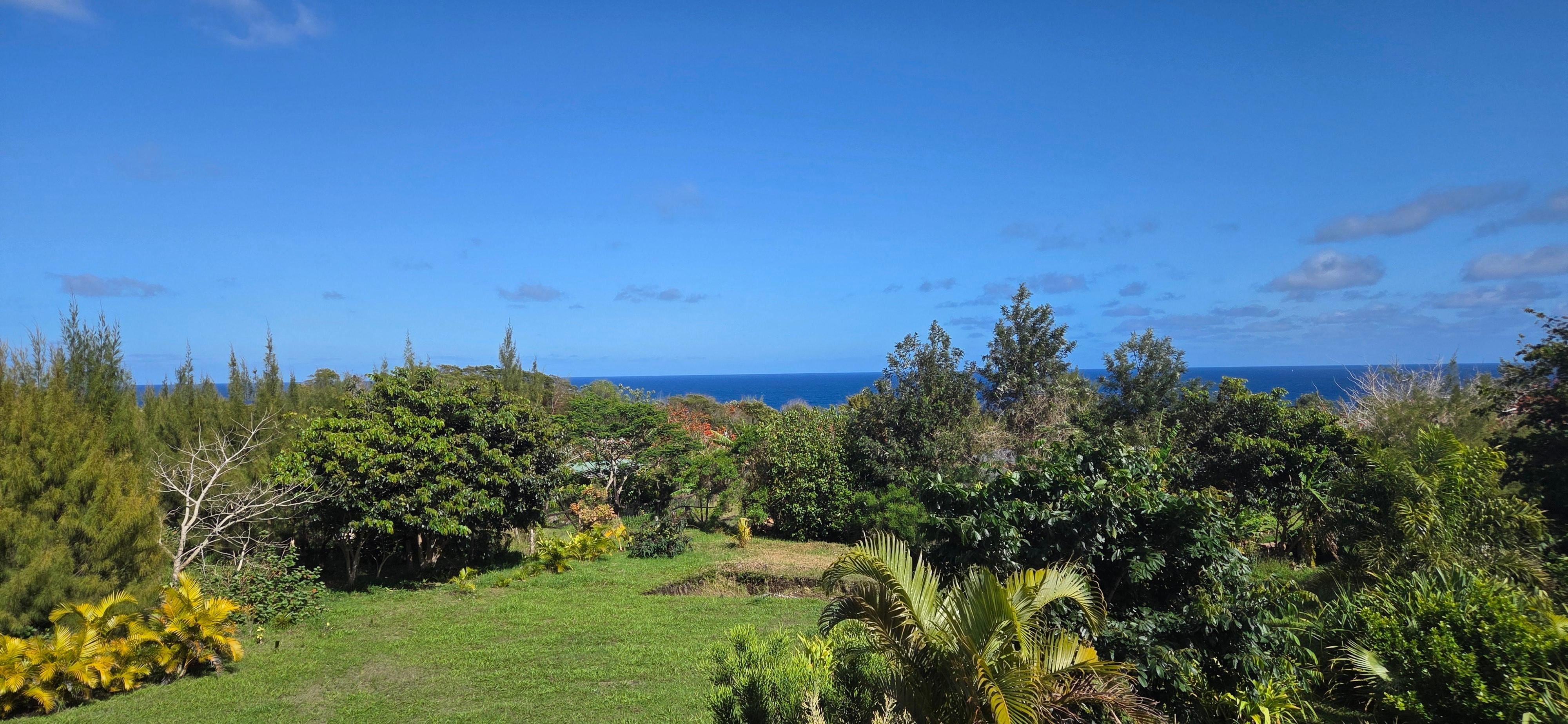 Vista da varanda do hotel
