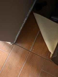 closet flooring...not attached 