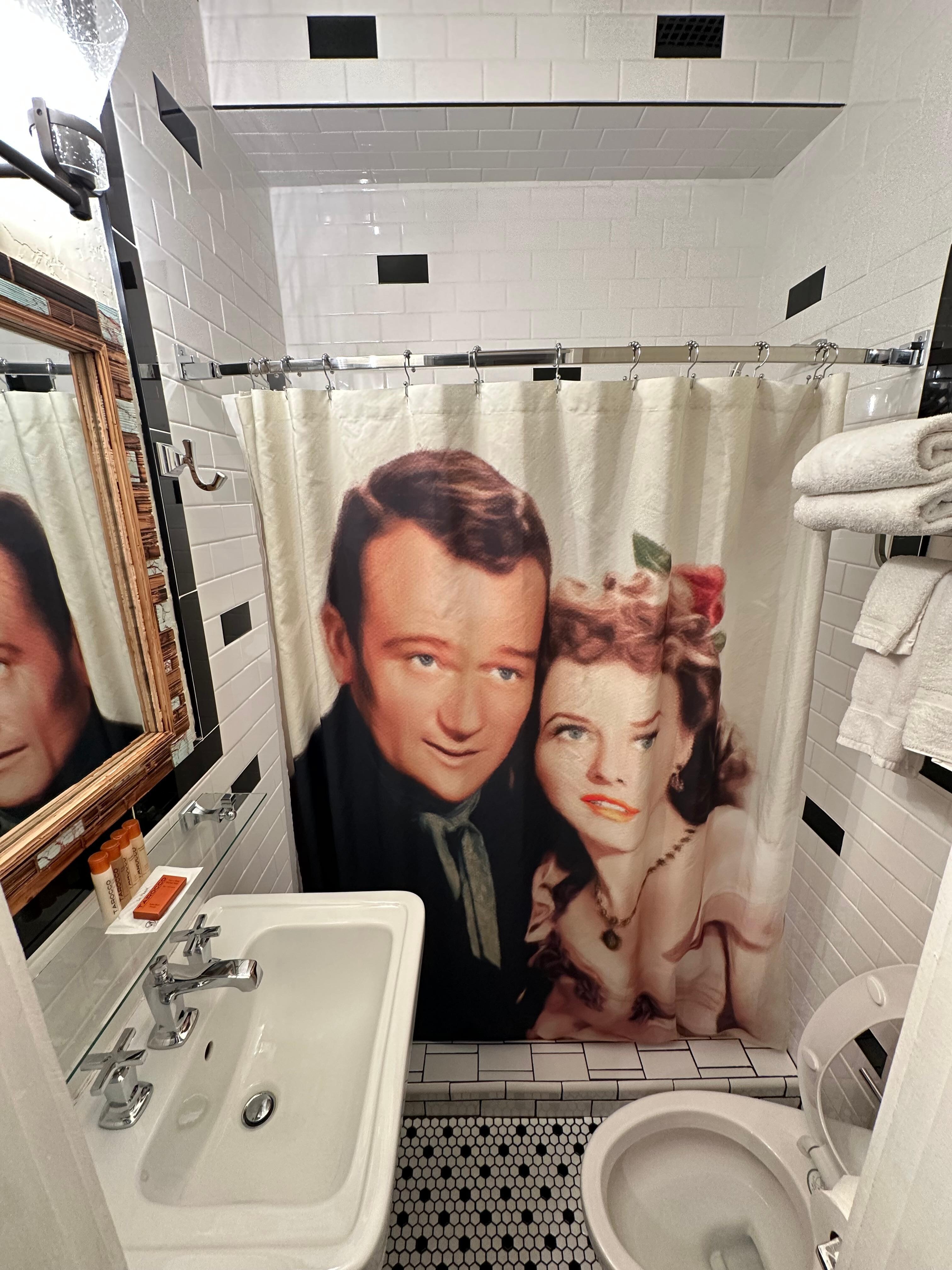 Bathroom was very clean, but small for larger adults