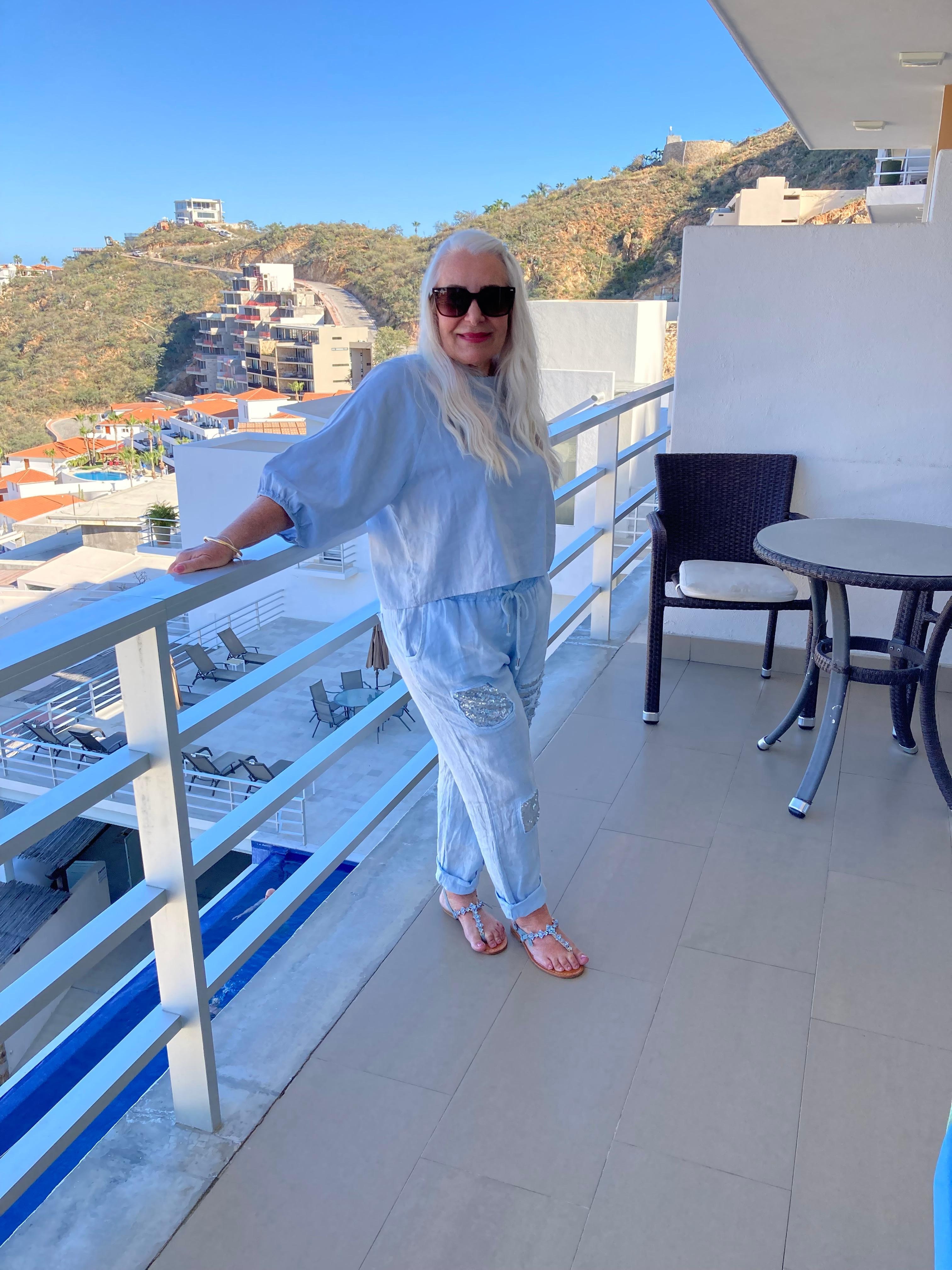 Beautiful view from our balcony 