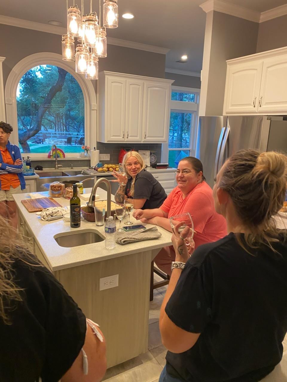 Large kitchen island