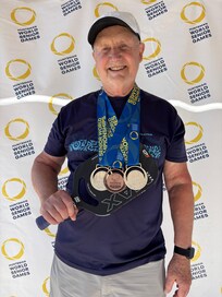 Won two silvers and a bronze in 80-84 bracket.