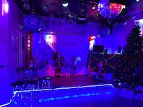 Entertainment area in lounge/bar