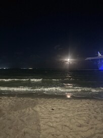 Moon lite walks on the beach just a couple minutes away.