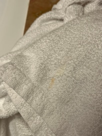 Towel stains