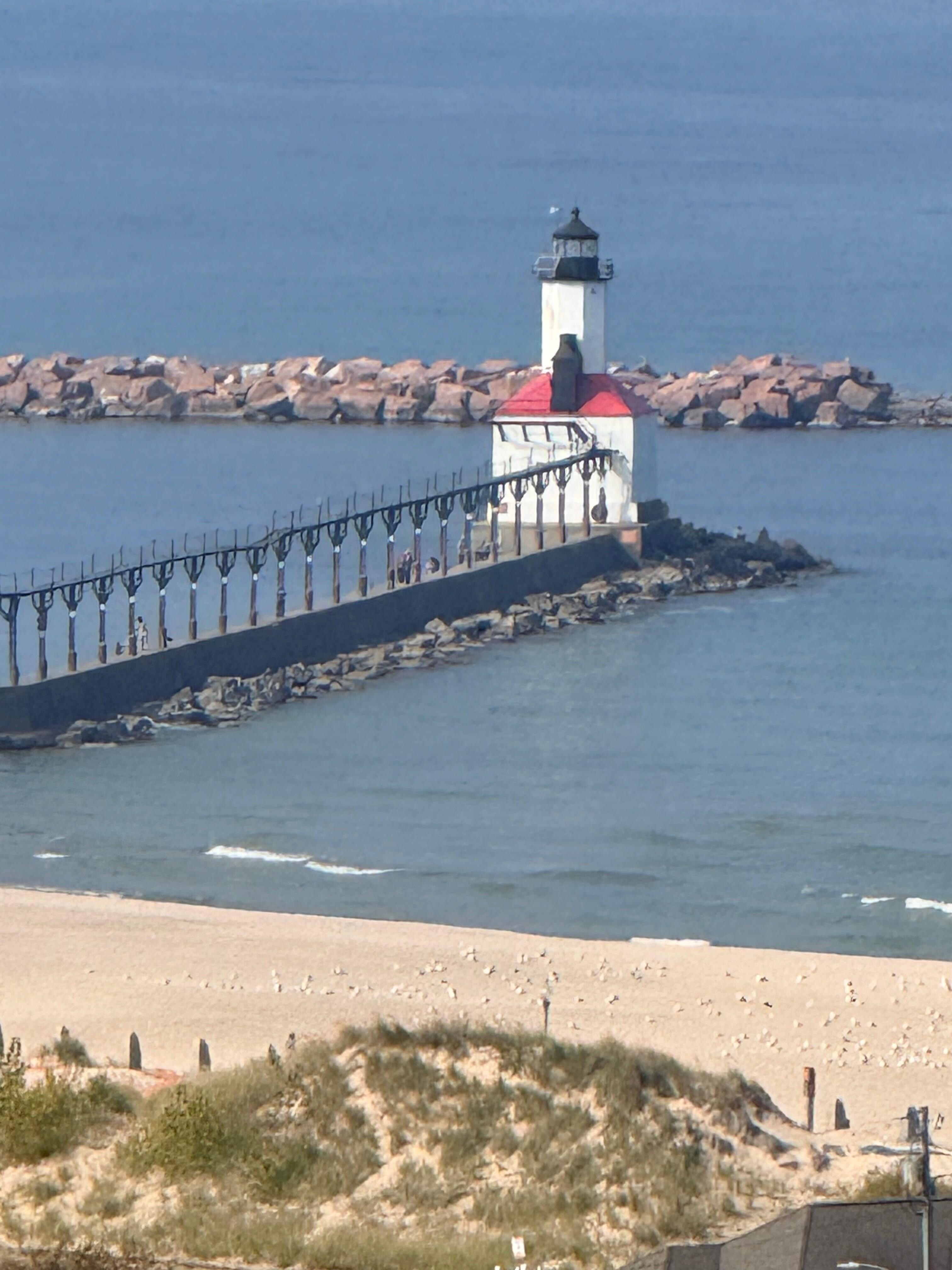 Lighthouse from zoo tower (10-15 min walk)
