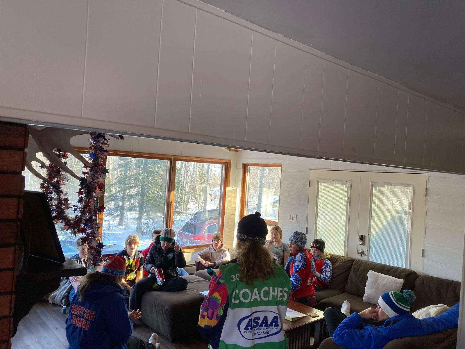 The location made it easy for coaches to drop in for team meetings