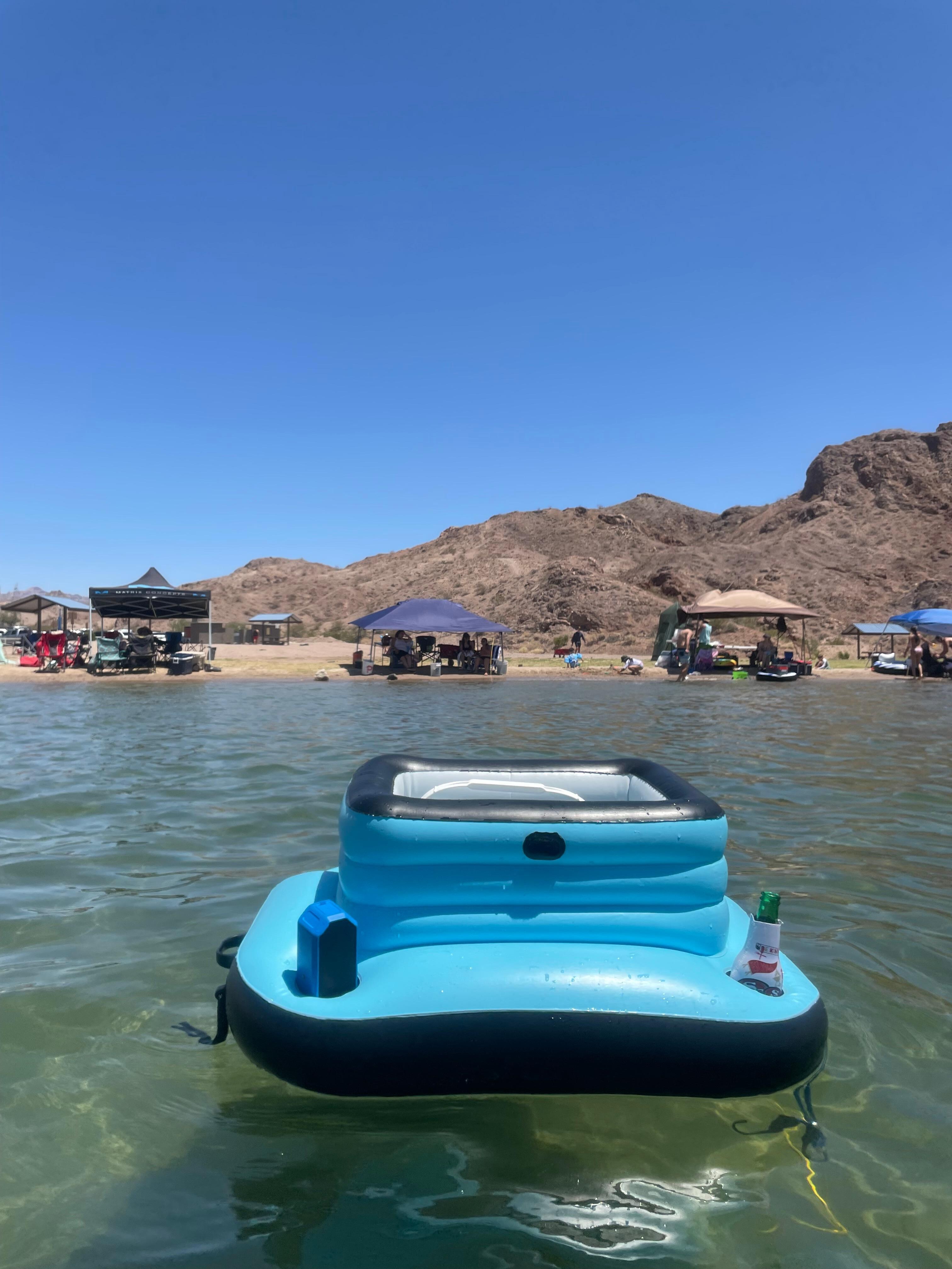 Relaxing at Katherines landing 