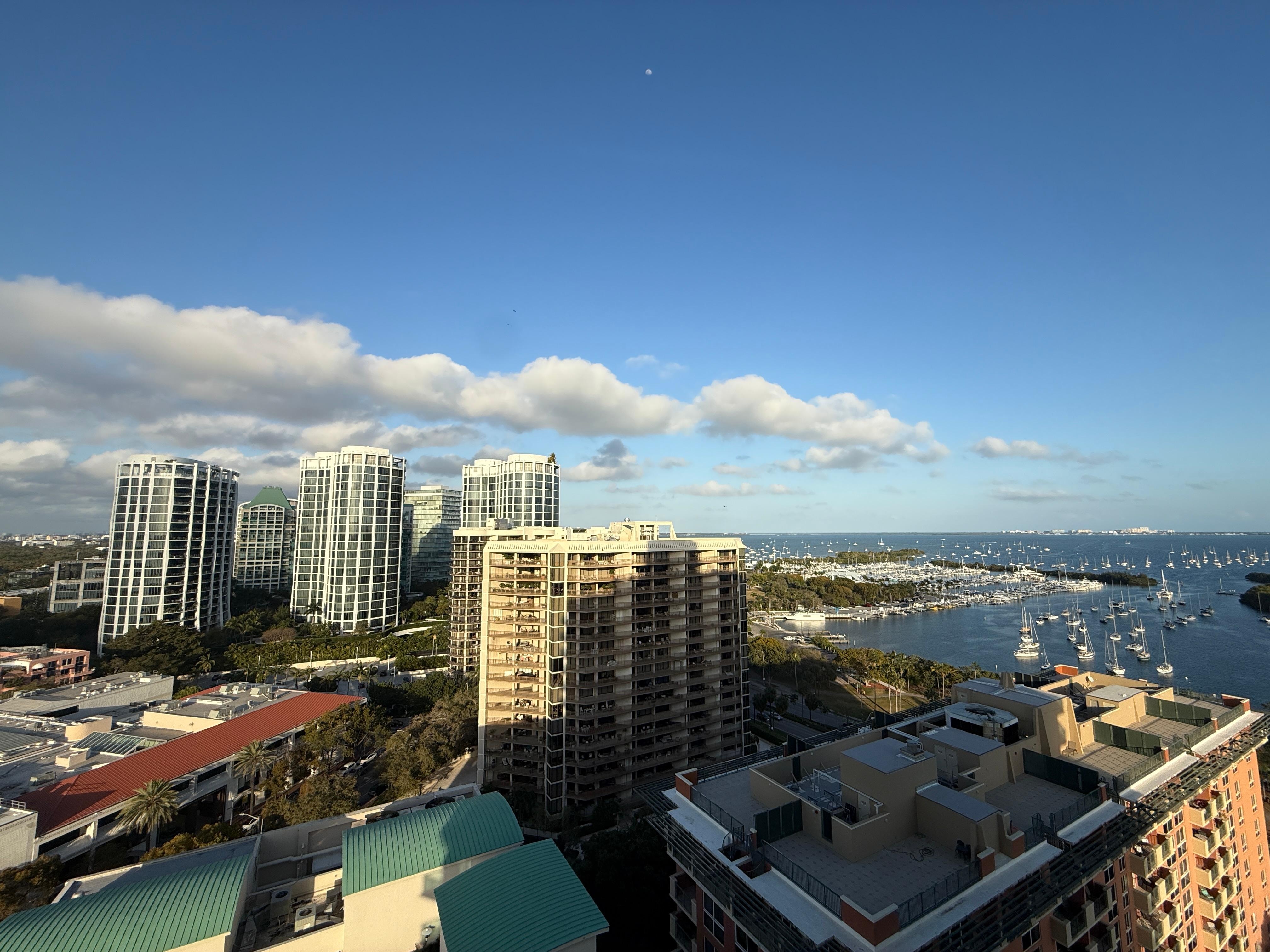 Looking at the deck toward the north east