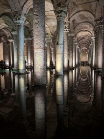 Basilica Cistern, seven minute stroll from the hotel